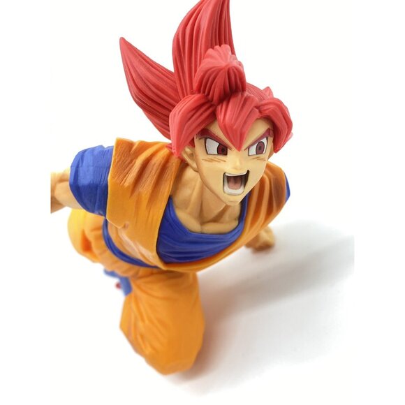 Banpresto Dragon Ball Super Saiyan God Son Goku Vol 9 Statue No Stand - Picture 1 of 5